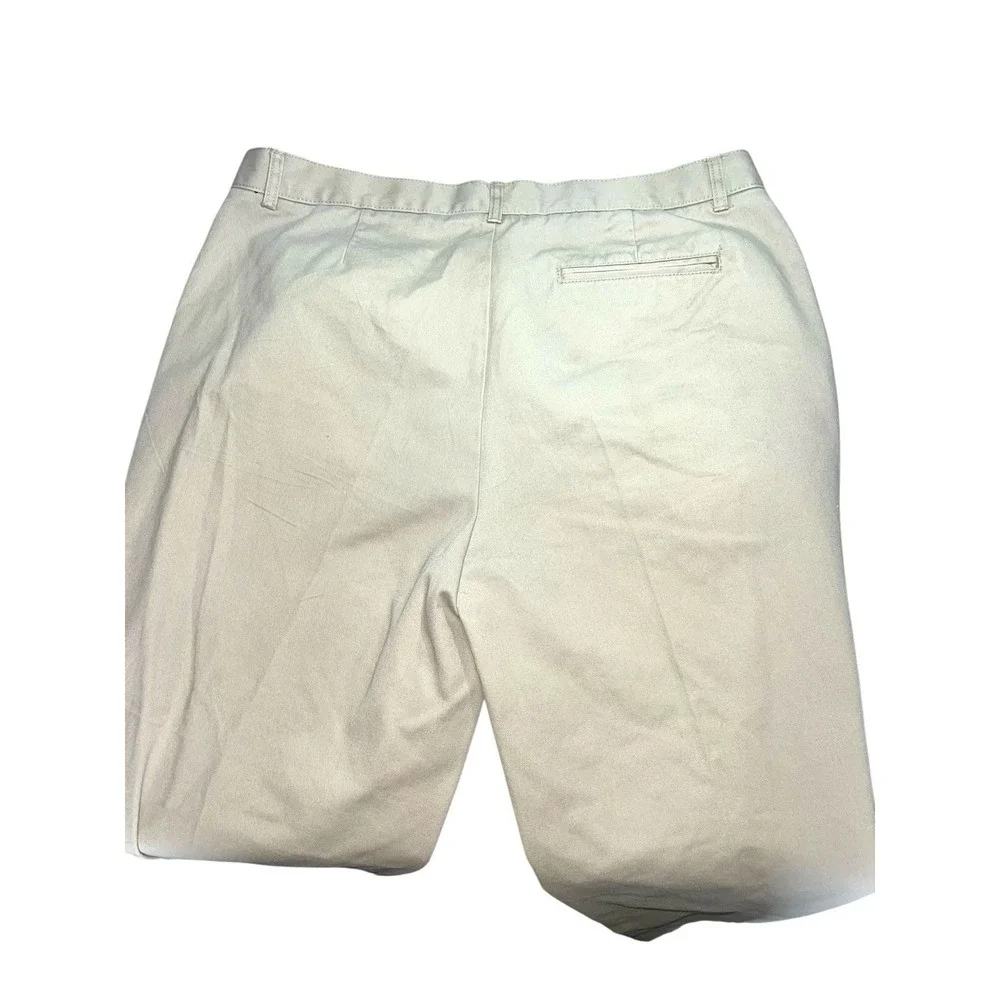 French Toast Men's Khaki Pants Size 40x30 Embroidered‎ Logo Nice